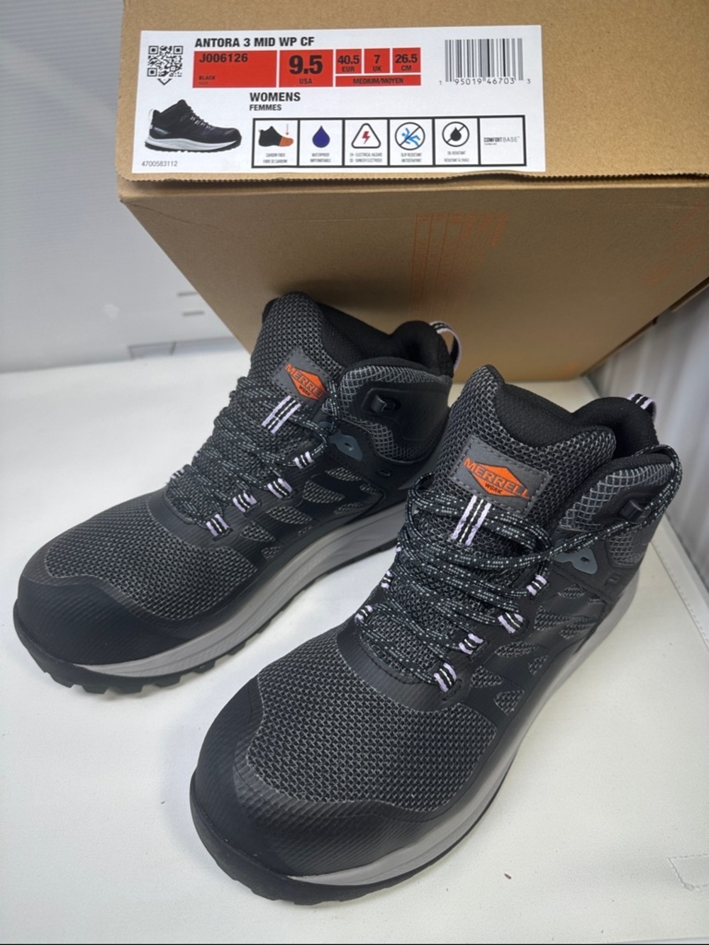 Merrell Antora Hikers Size 9.5